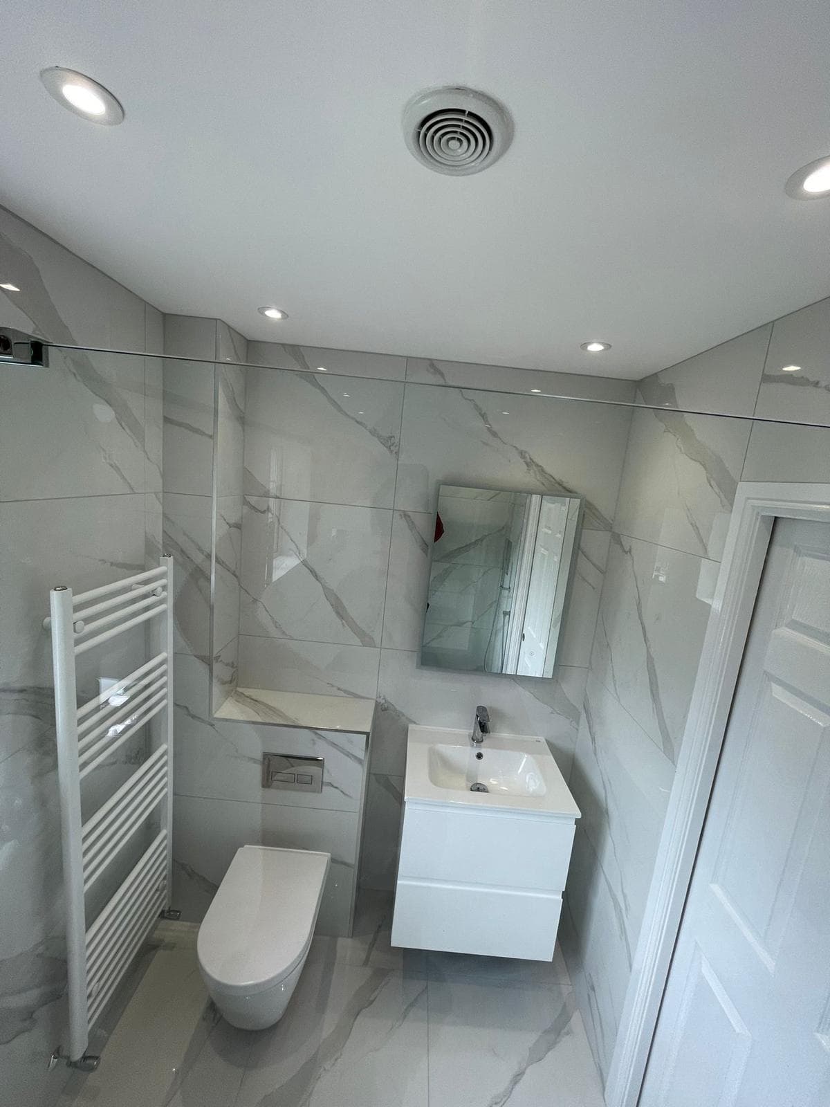 Custom bathroom renovation with quality workmanship